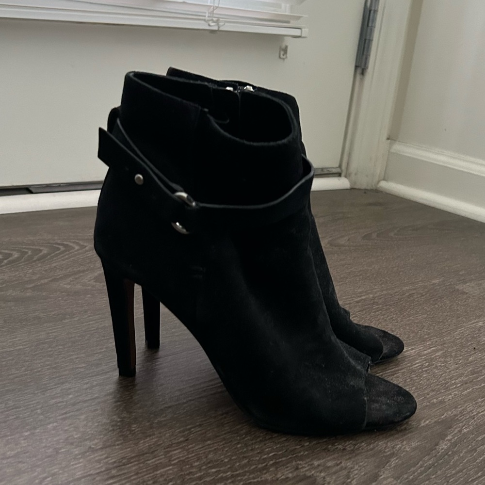Bcbg High Heel Bootie With Open Toe - image 1